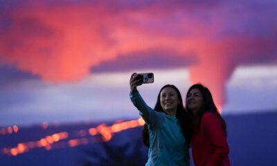 Thousands in Hawaii Flock to Watch Lava Ooze from Volcano