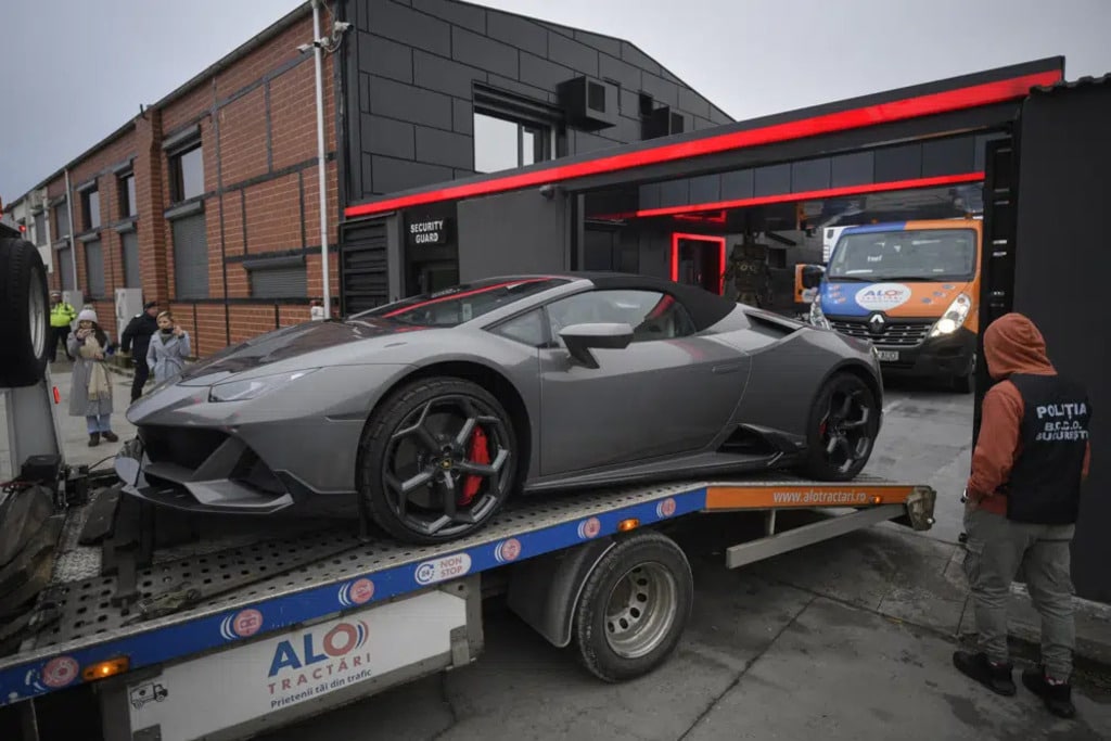 Authorities in Romania Seize Andrew Tate's Luxury Cars Worth $3.9 Million