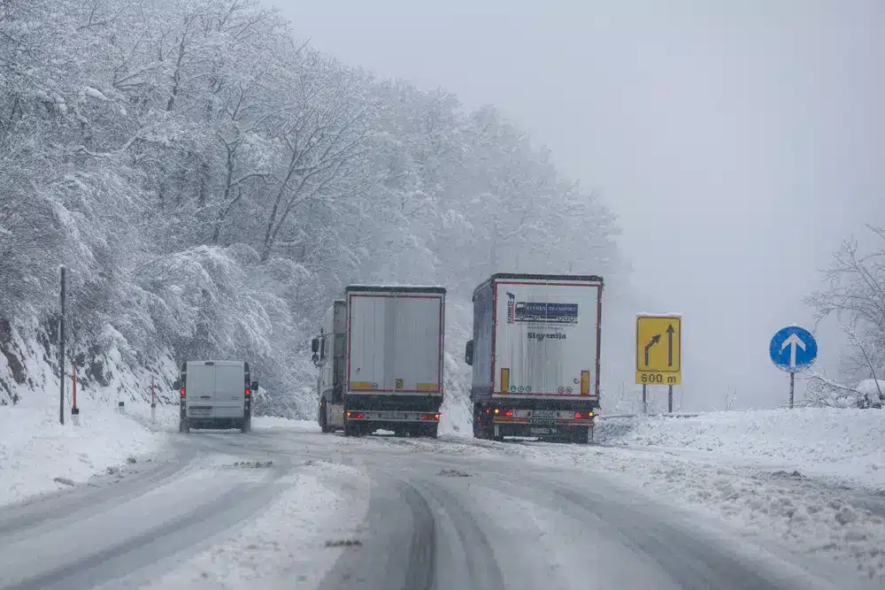 SLOVENIA 2023: Snow, Winds Cause Traffic Chaos, Power Cuts In Slovenia Slovenia