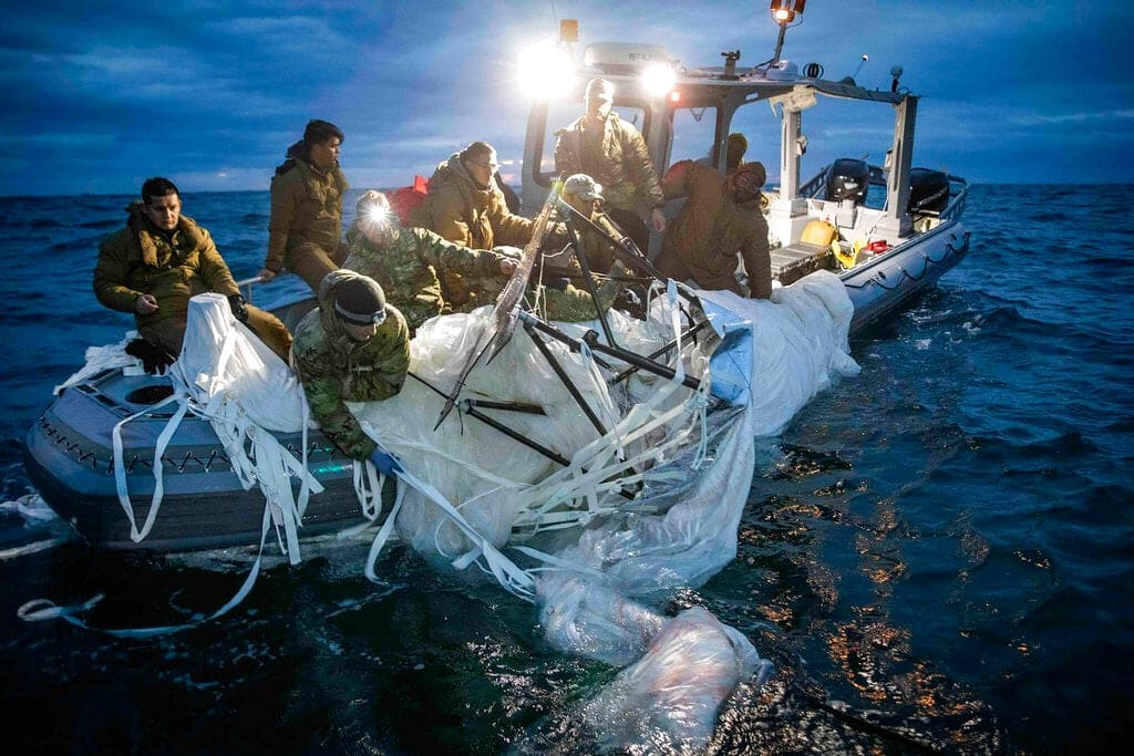 US Military Shoots Down 4th Chinese Balloon Over Lake Huron balloon lake huron