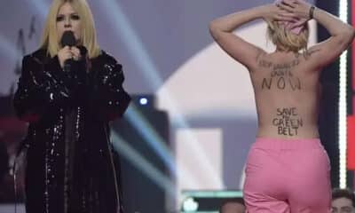 Avril Lavigne Tells Topless Protester "Get the Fuck Off" at 2023 Juno Awards