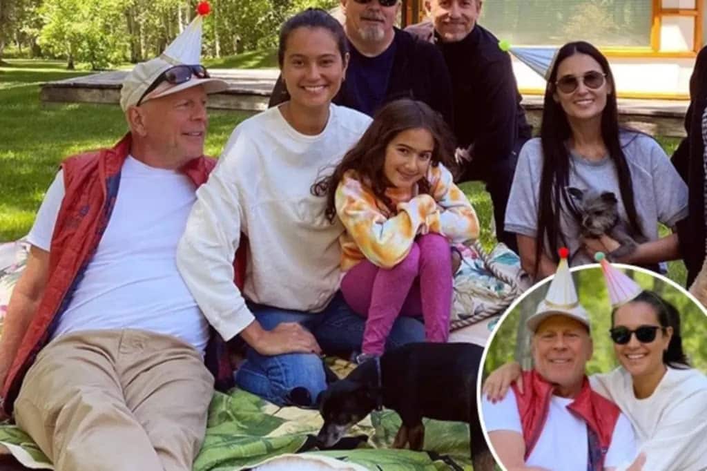 Bruce Willis Celebrates His 68th Birthday With Family bruce willis