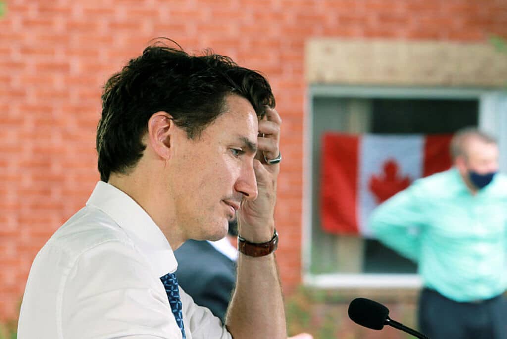 Trudeau Absent From Expanded Military Pact with Allies Against China Trudeau Absent From Expanded Military Pact