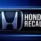 Honda Recalling 500,000 Vehicles