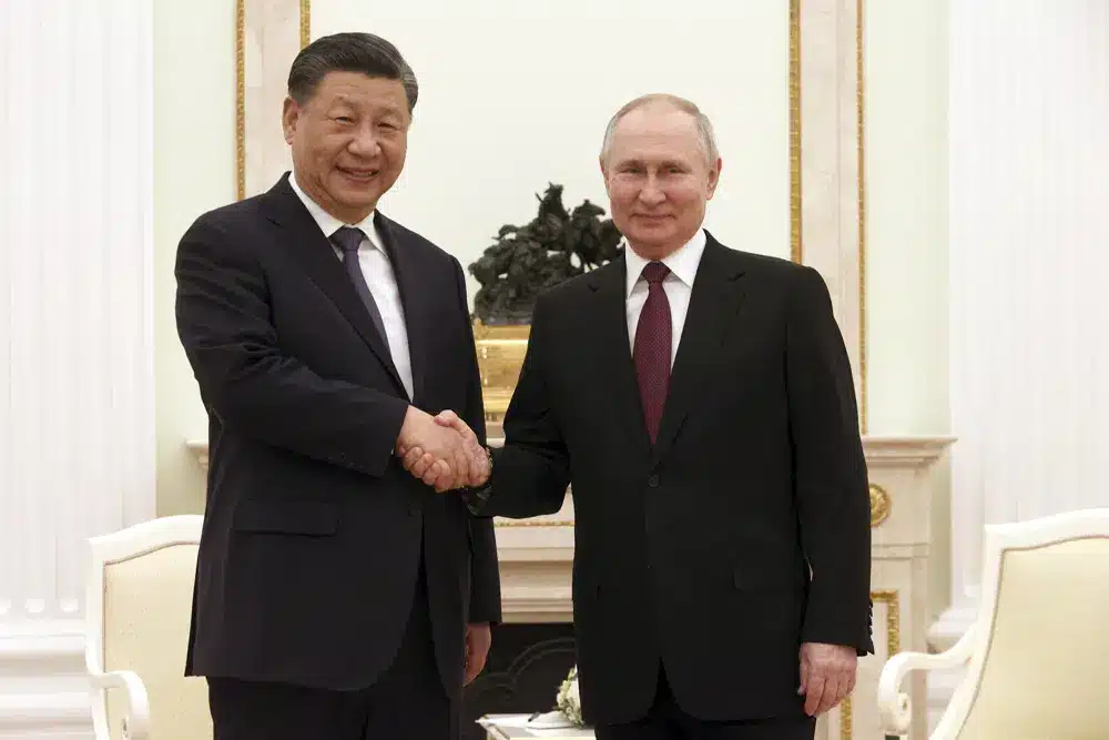 2023 Putin Sticks To Protocol During Chinese Leader Xi's Visit Putin