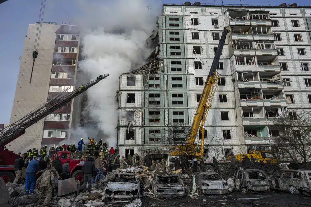 Russian Missile And Drone Attack In Ukraine Kills 23 People attack