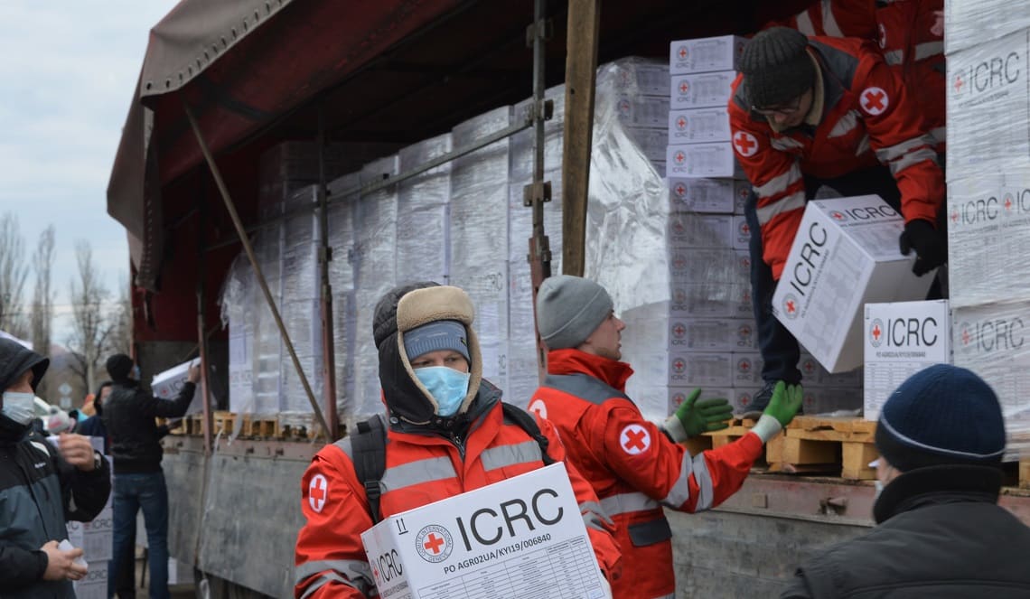 Red Cross Confirms Contact With Russia About Ukrainian Kids red cross