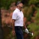Tiger Woods Winces in Pain
