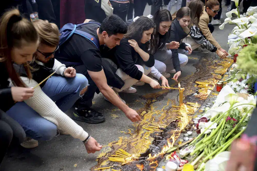 Shocked Serbians Mourn Victims Of Belgrade School Shooting belgrade