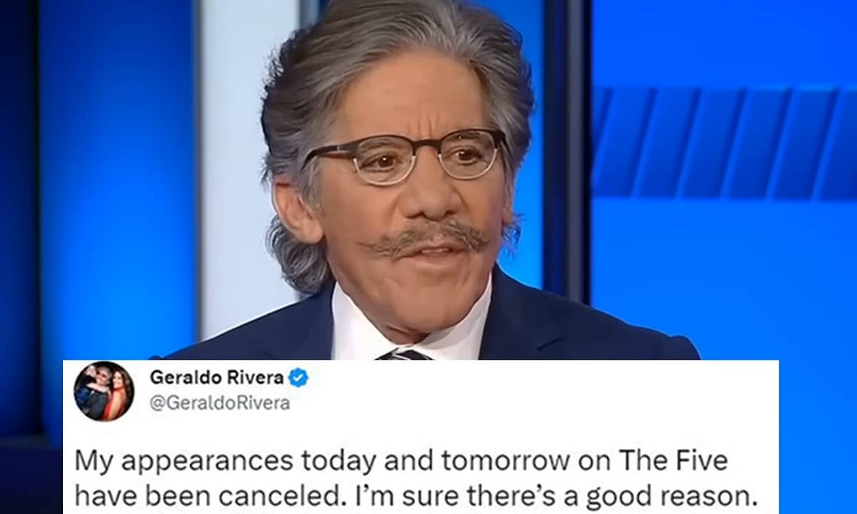 Geraldo Rivera Claims He Was "Canceled From The FIVE" on Fox Geraldo Rivera Fox