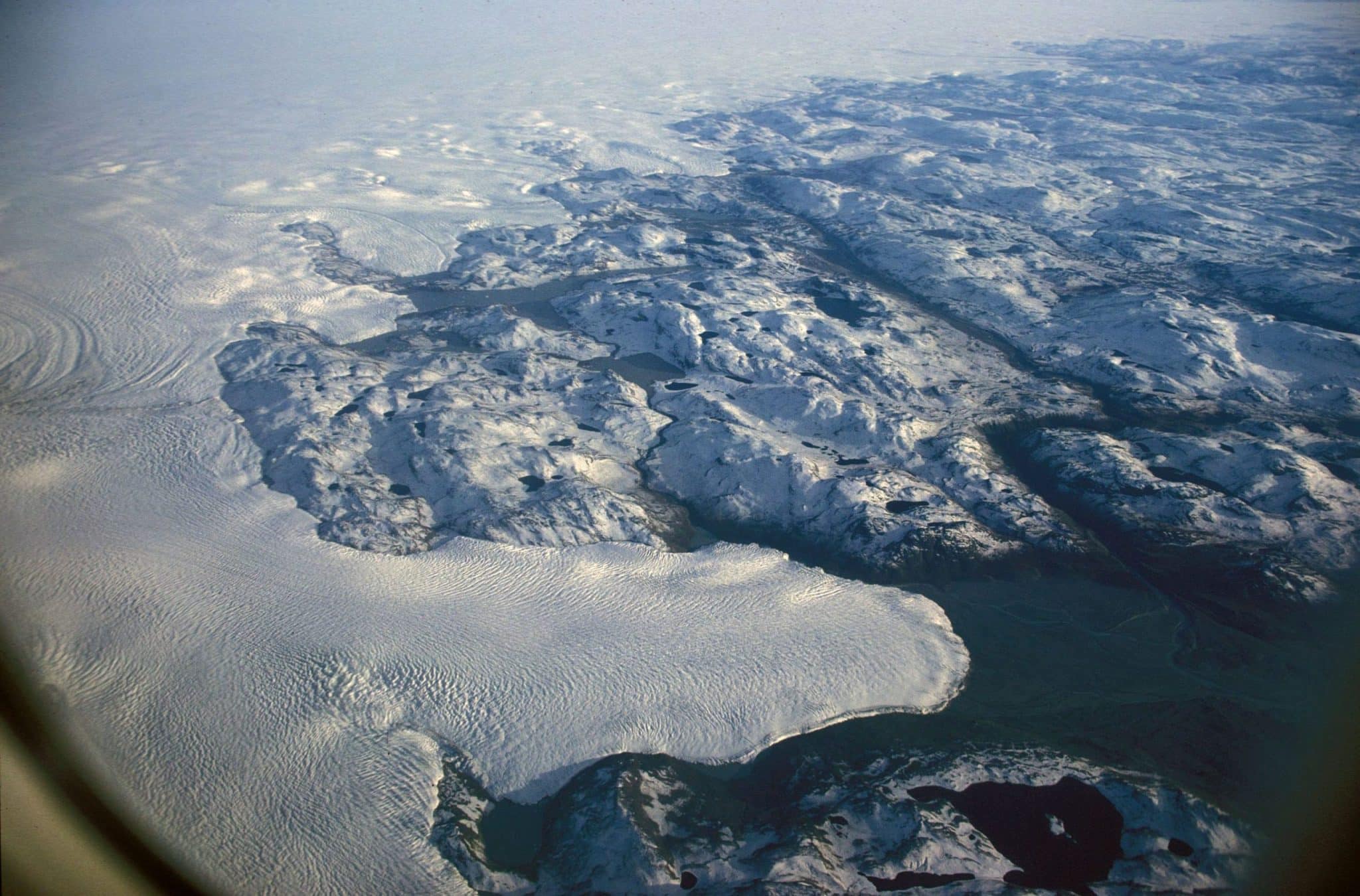 Warming-Stoked Eating Huge Holes In Greenland Glacier greenland