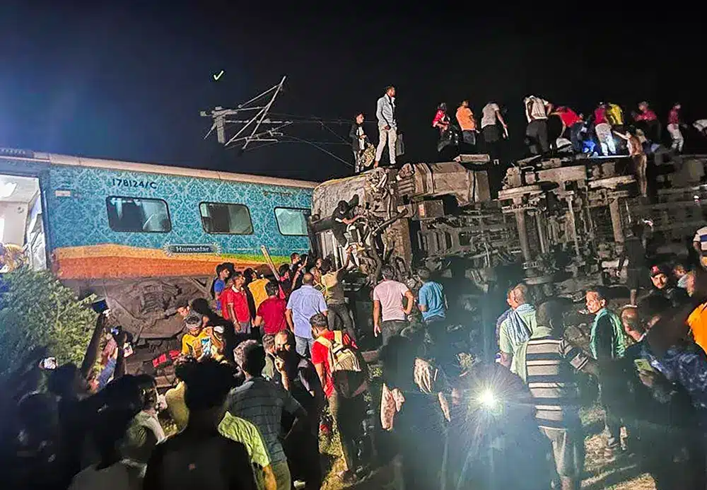 Passenger Train Derails In India, Killing At Least 50, Trapping Many Others train