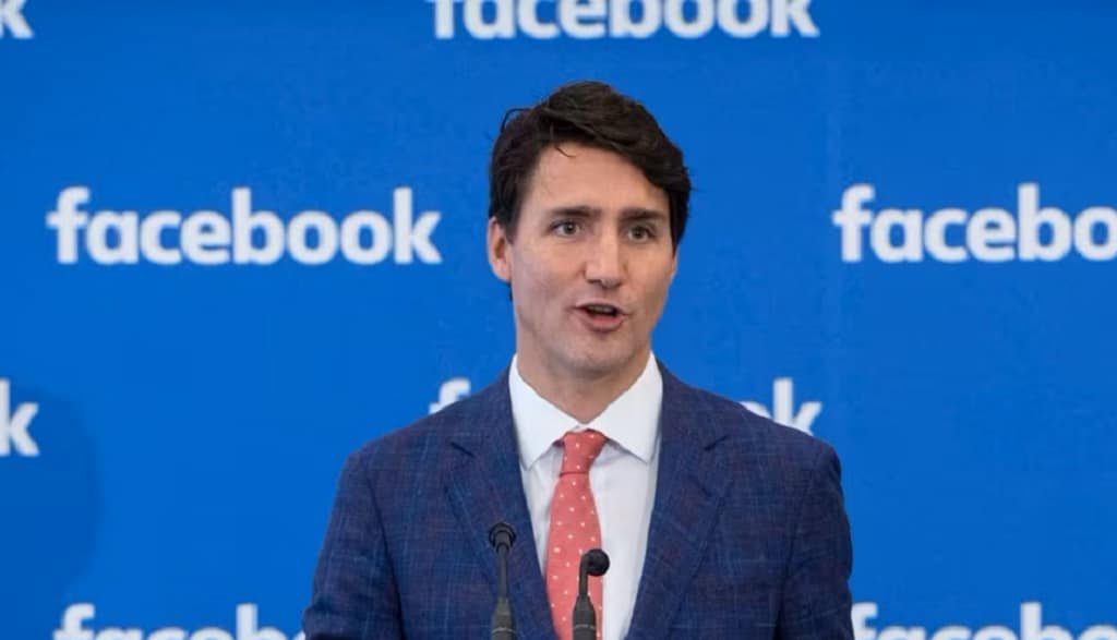 Justin Trudeau Uses Wildfires to Slam Facebook Blocking News Over Bill C-18