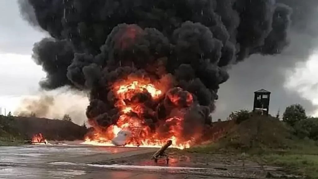 Ukraine Drone Destroys Russian Tu-22M3 Bomber