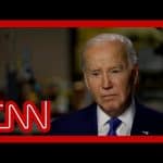 President Joe Biden sat down with CNN’s Erin Burnett