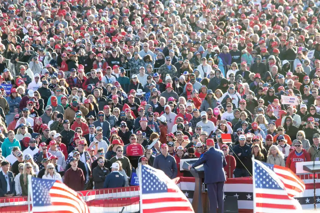 Trump Holds Massive Rally in New Jersey Nearly 100,000 Attend