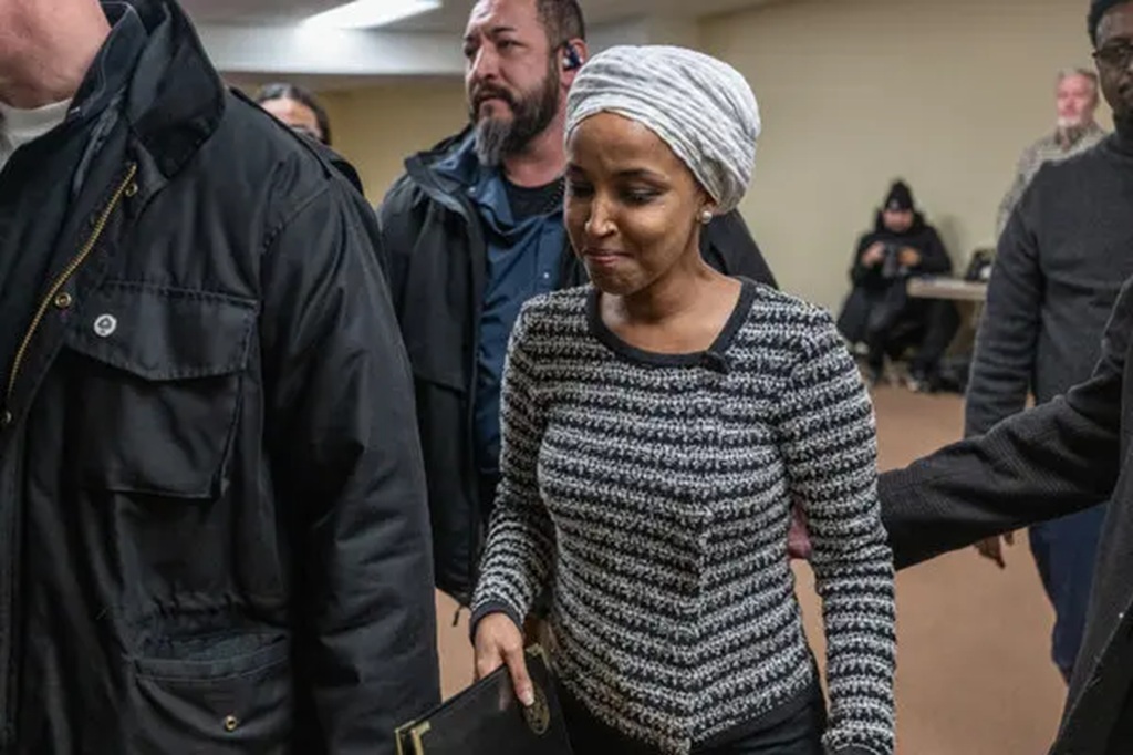 Ilhan Omar Faces Claims of “Staged” Spray Attack