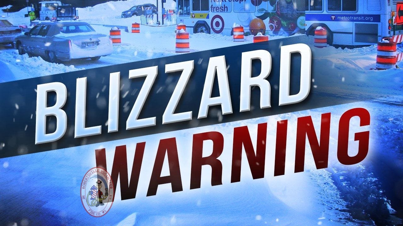 blizzard warning