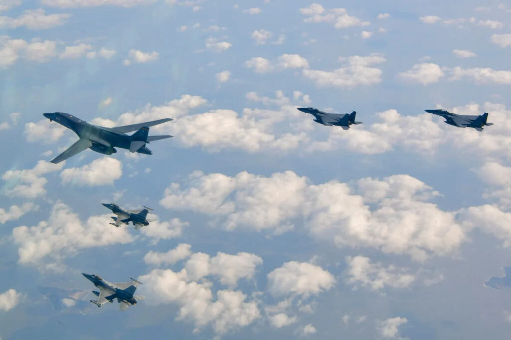 US aircraft involved in the response