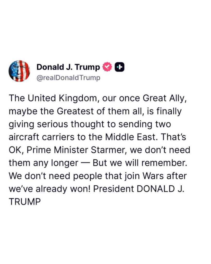 trump starmer