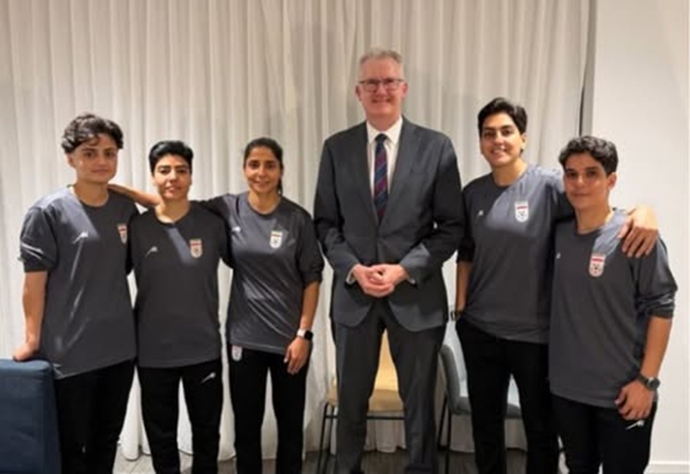 Trump praises Albanese in call over Iranian women footballers