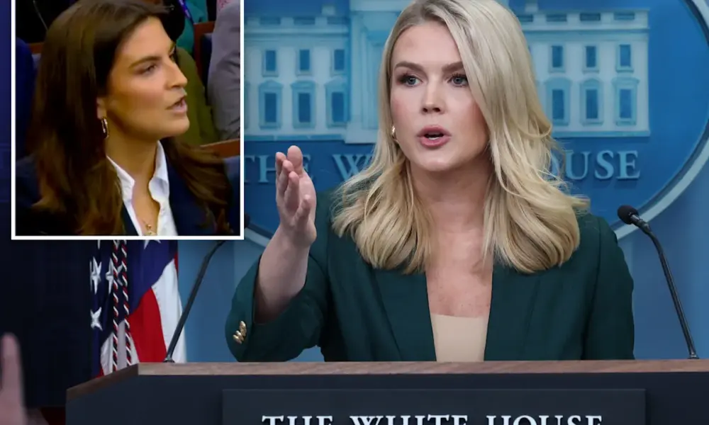 Karoline Leavitt brutally shuts down CNN's Kaitlan Collins