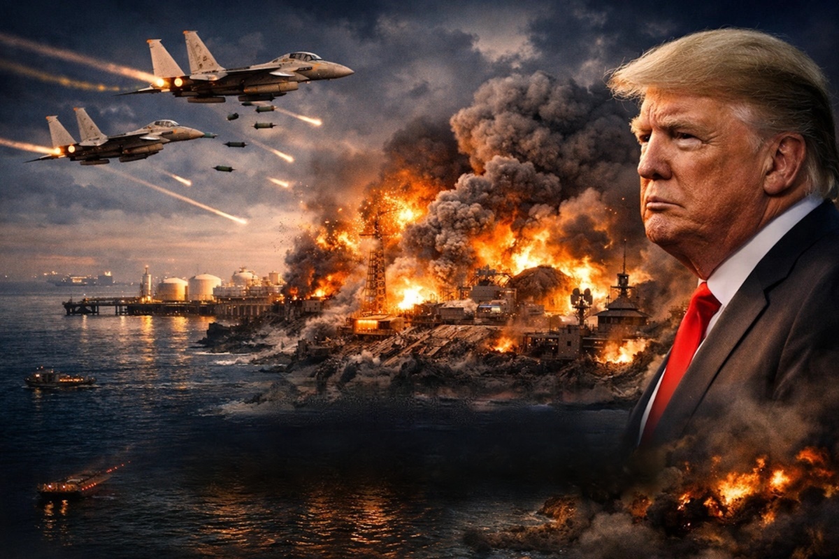 Trump Announces U.S. forces Totally Obliterated of Iran's Kharg Island