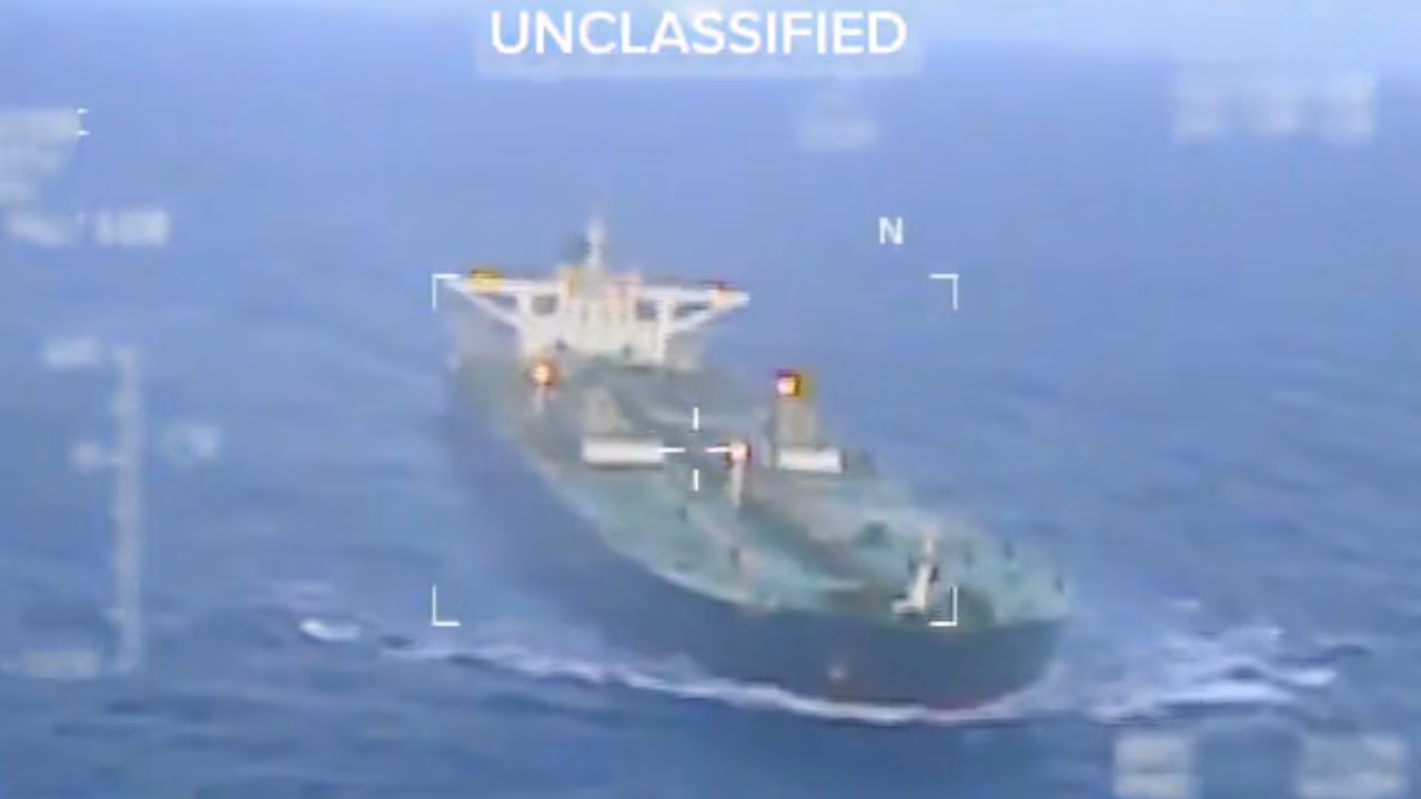 U.S. Forces Seize "Dark Fleet" Tanker as Iran Blockade Tightens