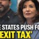 Blue States exit tax
