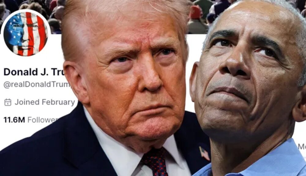 Obama Blames Trump for Marriage Woes