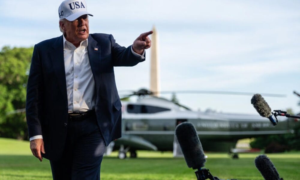Trump Returns to White House