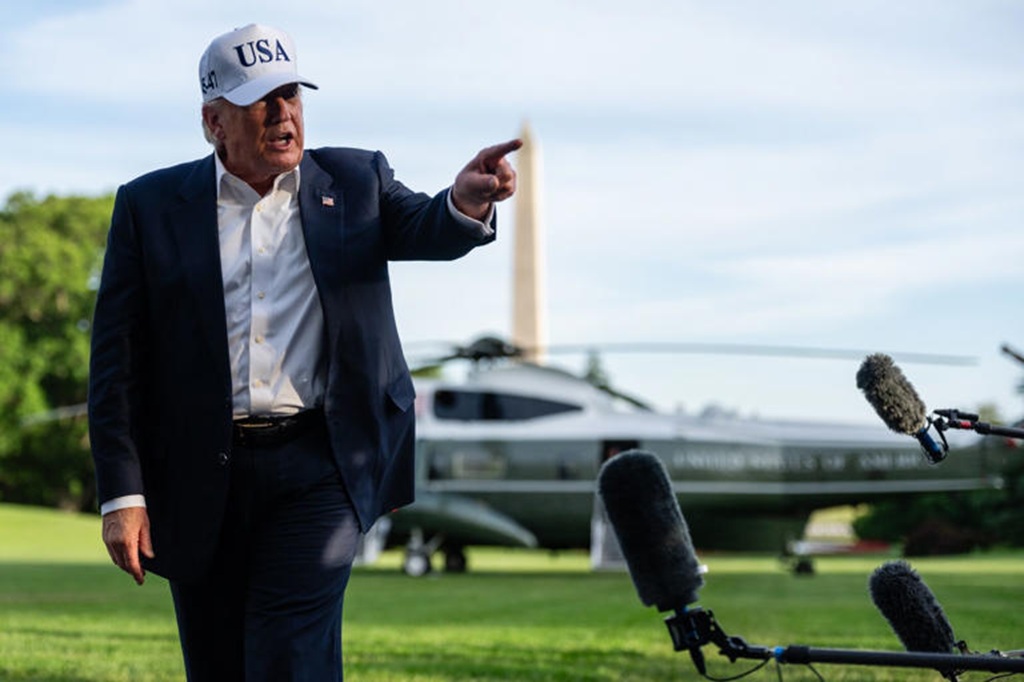 Trump Returns to White House