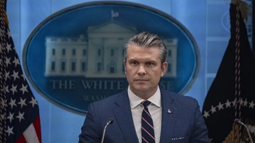 US Defense Secretary Pete Hegseth