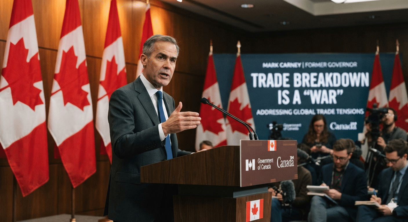 Carney's Calls Trade Breakdown a War