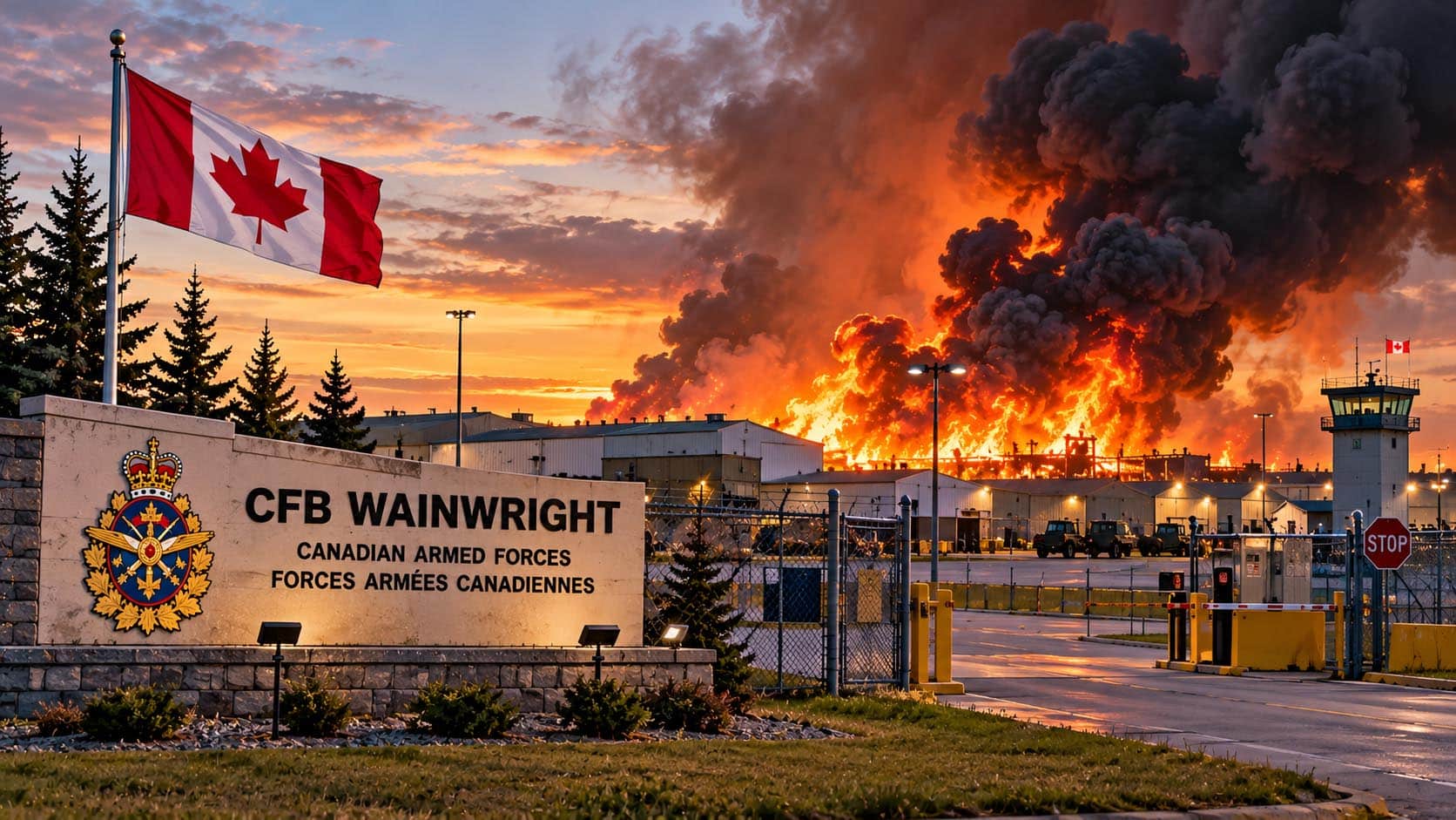 CFB Wainwright Explosion