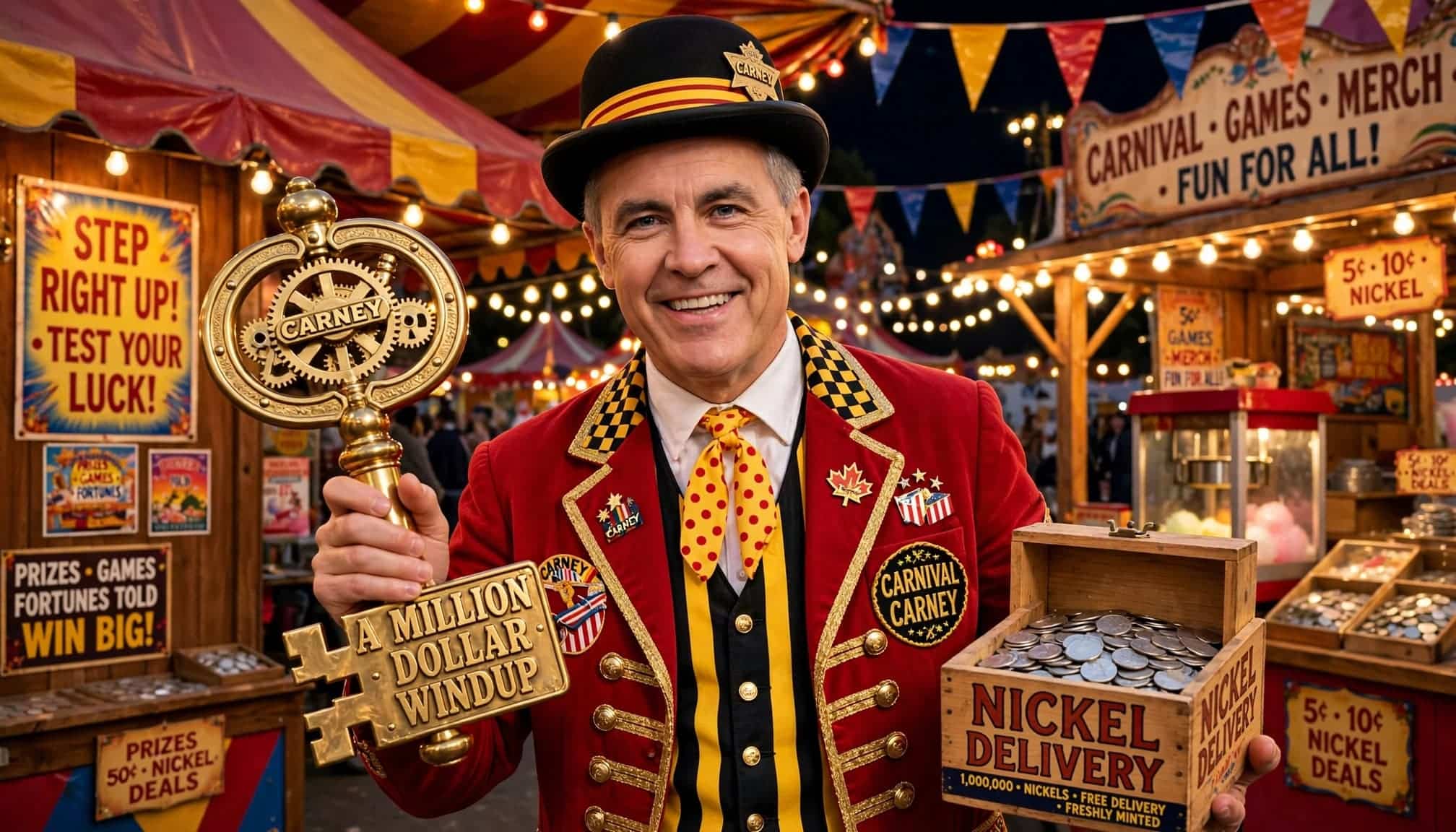 Mark Carney Has a Million Dollar Wind Up and a Nickel Delivery